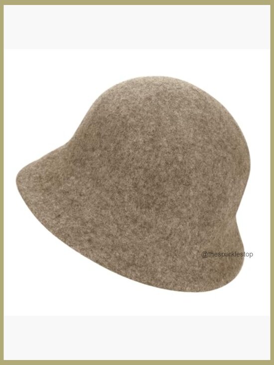 Faux Wool Felt Cloche Bucket Hat Adjustable Winter Warm Fedora main image 5